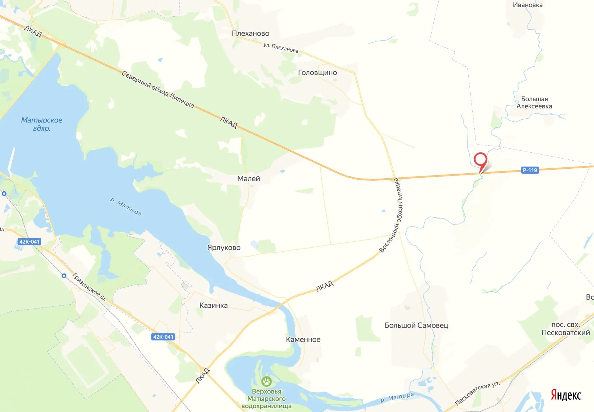Фото минтранса Липецкой области Проезд по одной полосе организуют на липецком участке Р-119 из-за ремонта