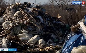 Жители СНТ «Ударник» в Липецке пожаловались на стихийную свалку 