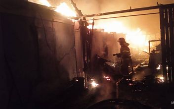 Под Липецком во время пожара сгорел жилой дом и сарай